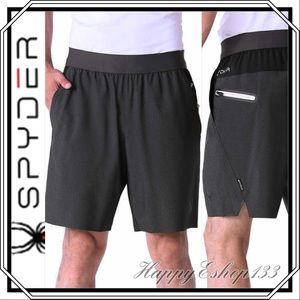 Spyder Active Men’s Short, ProWeb Tech, Black